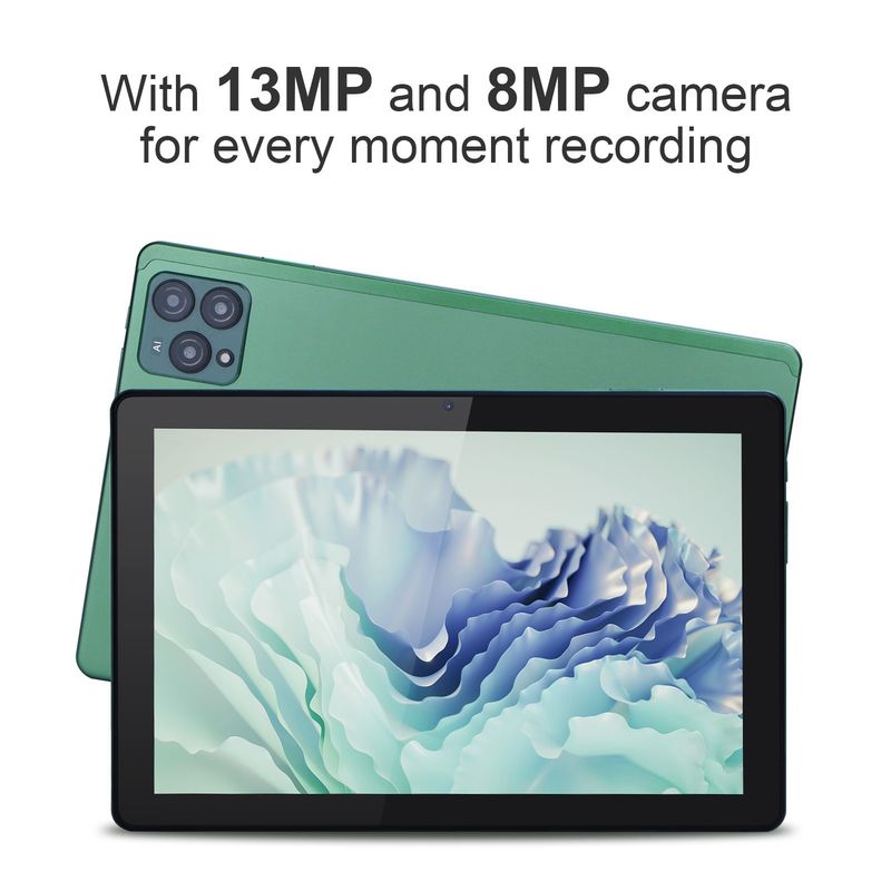 C 아이디어 10인치 태블릿 PC 13MP + 16MP 카메라와 256GB 확장 메모리 고화질 IPS 디스플레이 CM8000 플러스