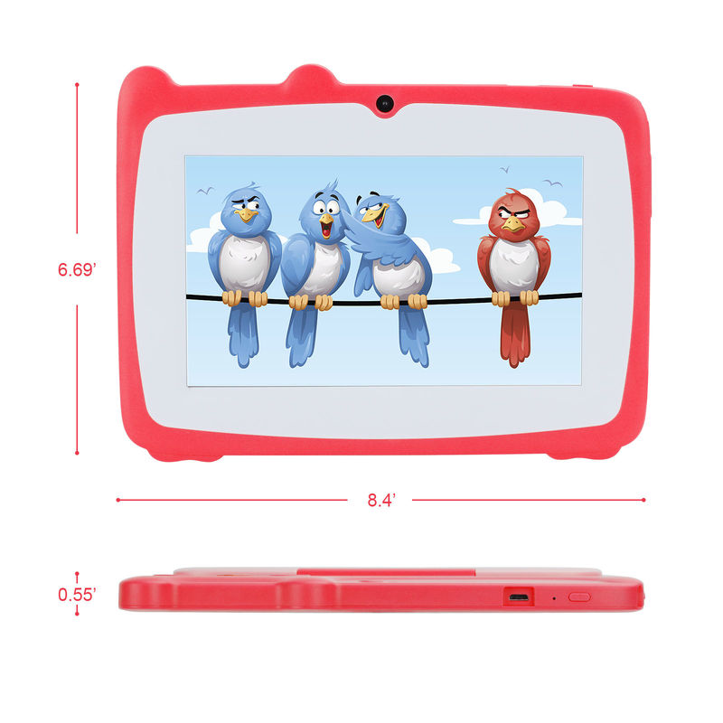 아이디아 교육용 7인치 태블릿 키드스패드 아이프루프 케이스 대형 배터리 5000mAh IWAWA CM80Red