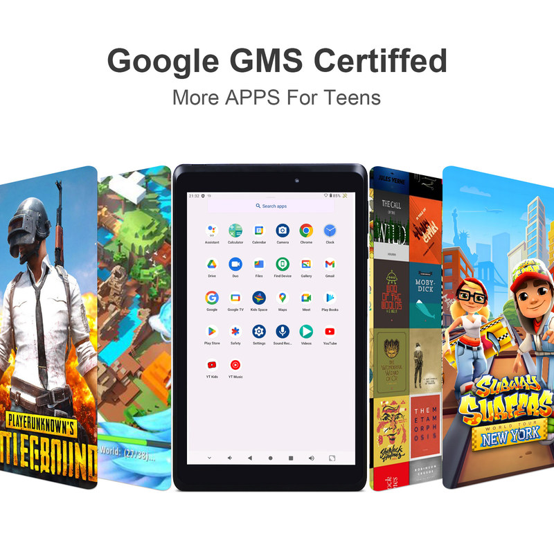 C 아이디어 유스 8인치 태블릿 안드로이드 13 블루 라이트 화면, 와이파이, 32GB + 64GB, 800*1280 IPS 인셀 CM826