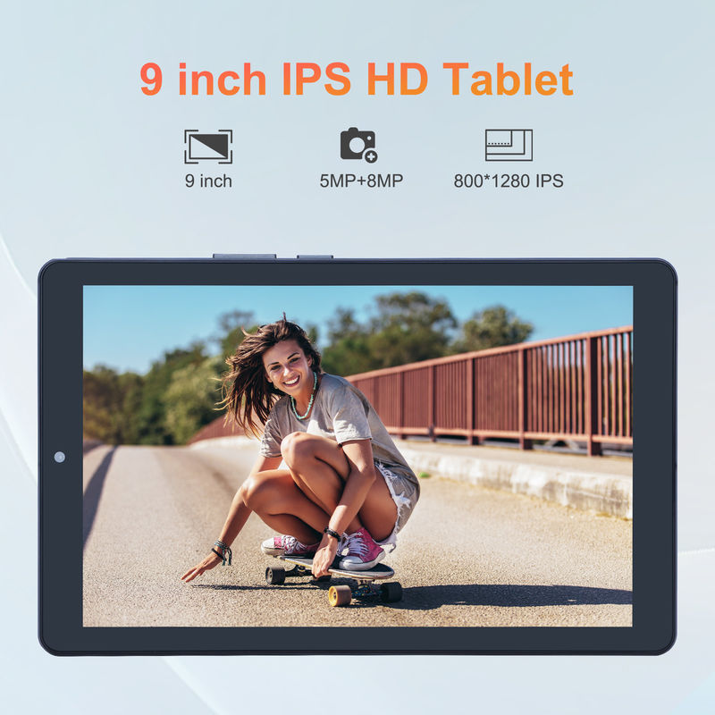 C 아이디어 9인치 안드로이드 12 태블릿 8GB 램 512GB 롬 5MP+8MP 듀얼 카메라 와이파이 태블릿 SIM CM915 (그레이)