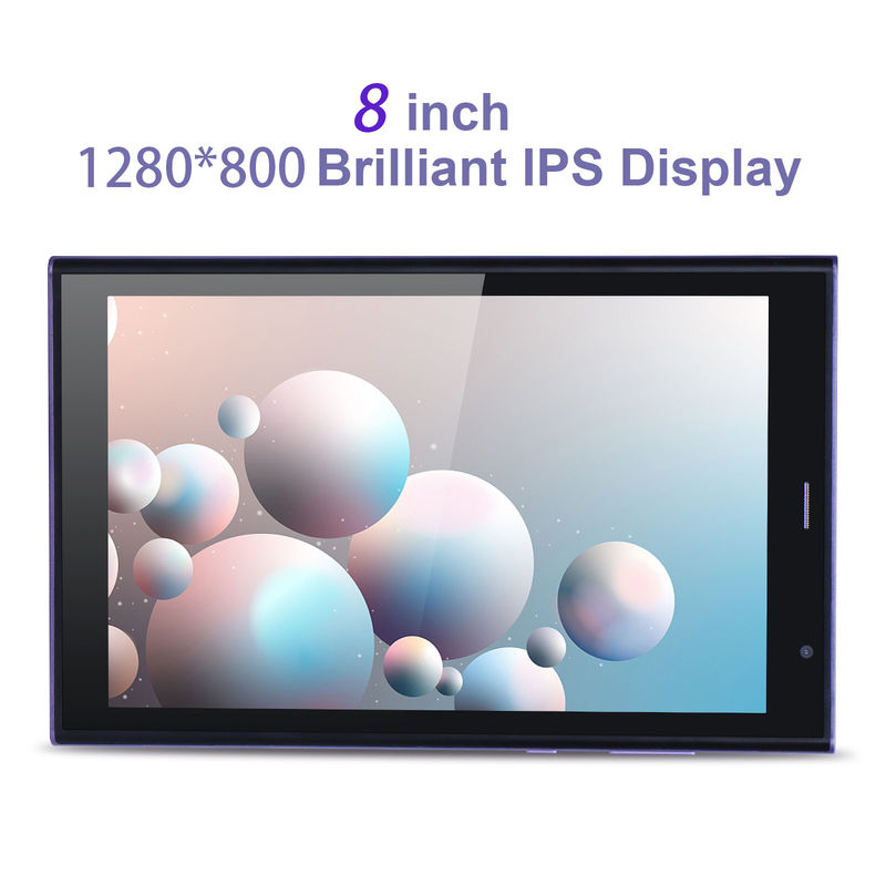 C 아이디어 8인치 안드로이드 태블릿 PC 8GB 램 512GB 롬 쿼드 코어 800*1280 HD 태블릿 WIFI/SIM 카드 CM822 ( 보라색)