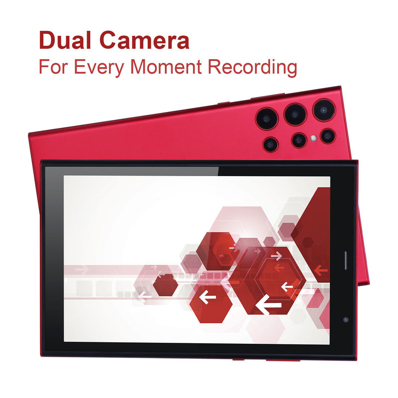 C 아이디어 8인치 안드로이드 태블릿 PC 8GB 램 512GB 롬 쿼드 코어 800*1280 HD 태블릿 WIFI/SIM 카드 CM822 (붉은)