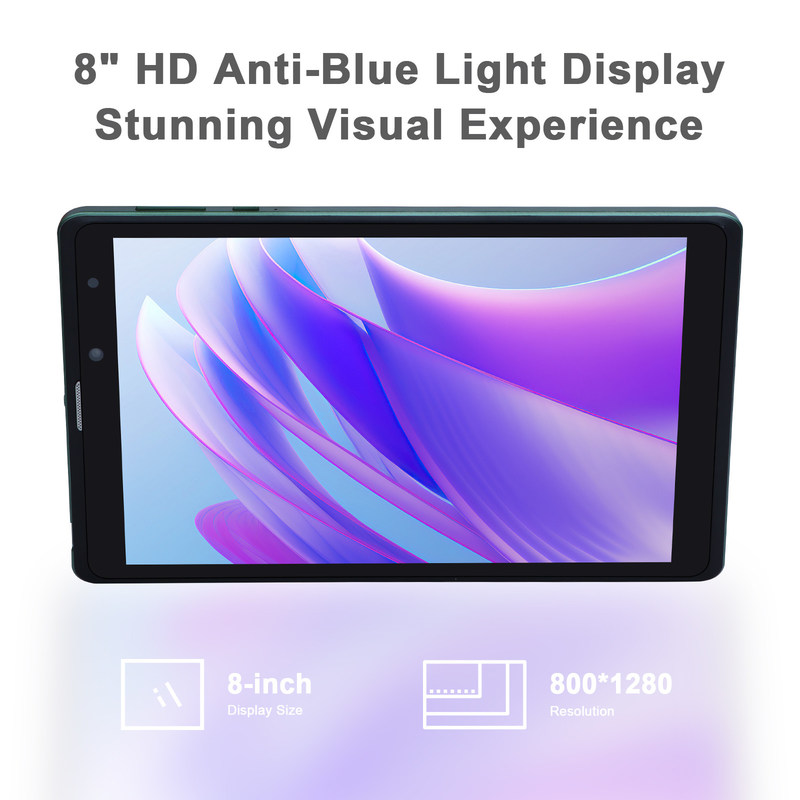 C 아이디어 8인치 안드로이드 태블릿 PC 제조사 안드로이드 12 쿼드 코어 8GB+512GB 저장장치 IPS HD 디스플레이 CM835 (녹색)