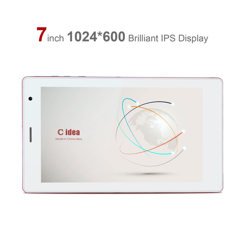 C 아이디어 휴대용 및 편리한 사용 7인치 터치 스크린 태블릿 고해상도 디스플레이 CM520 (붉은)