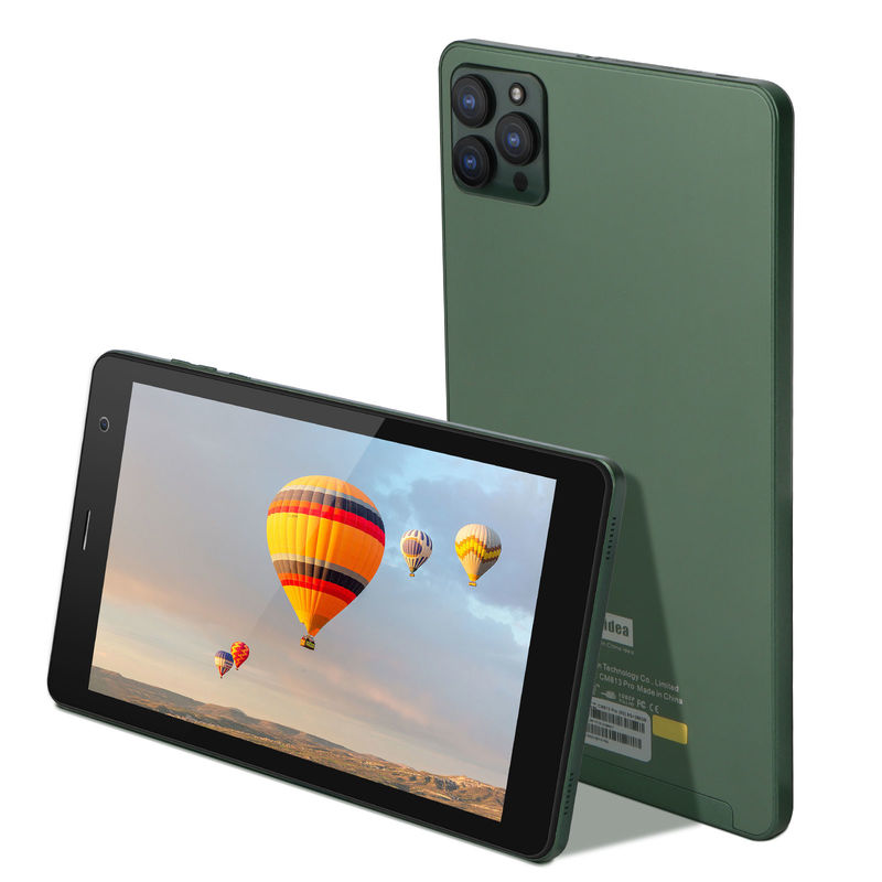 C 아이디어 8인치 안드로이드 태블릿 PC 안드로이드 12 OS 쿼드 코어 CPU 6GB 램 512GB 스토리지 IPS HD 디스플레이 CM813-녹색