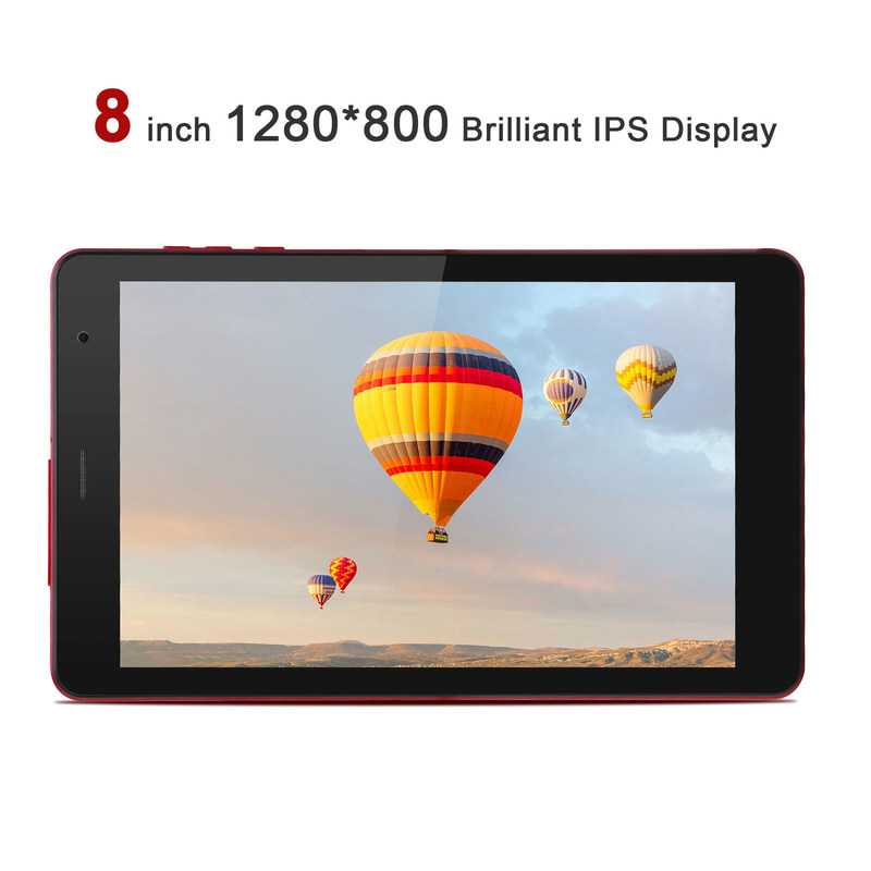 C 아이디어 1280x800 IPS 8인치 안드로이드 태블릿 HD 터치 스크린 GPS 와이파이 듀얼 카메라 8000mAh 배터리 CM813-붉은