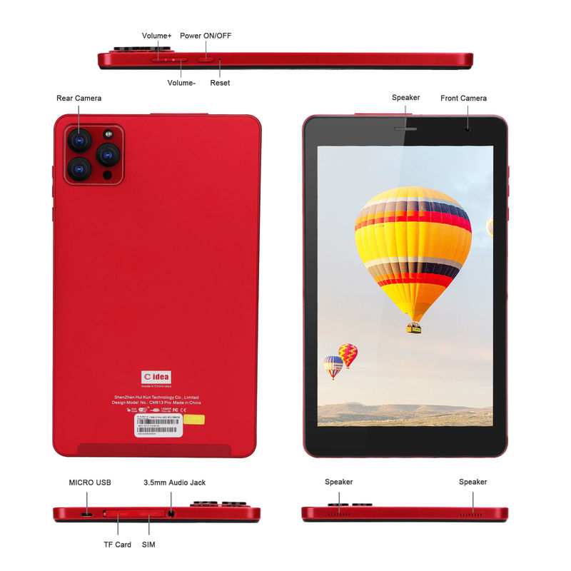 C 아이디어 6 GB RAM 8in 안드로이드 태블릿 PC 512 GB 안드로이드 12 태블릿 1.3GHz IPS HD 디스플레이 쿼드 코어 프로세서 CM813-포플