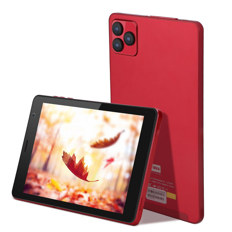 C 아이디어 8인치 안드로이드 12 태블릿 6GB 램 512GB 롬 8000mAh 배터리 5+8MP 카메라 CM813 PRO-red