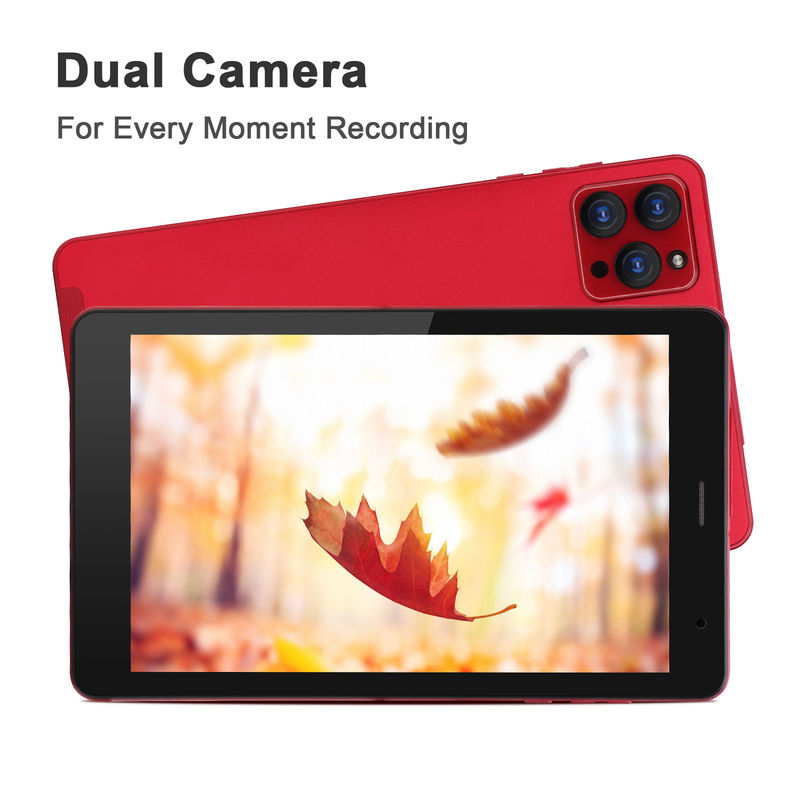 C 아이디어 8인치 안드로이드 12 태블릿 6GB 램 512GB 롬 8000mAh 배터리 5+8MP 카메라 CM813 PRO-red