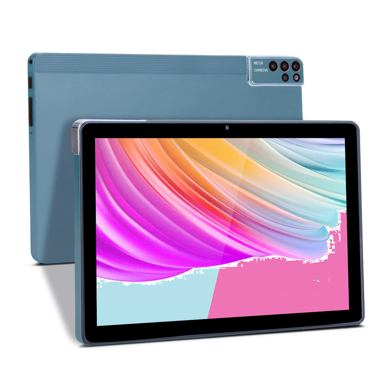 C 아이디어 256ROM 10인치 태블릿 PC 듀얼 5MP+8MP 카메라 쿼드 코어 키보드 케이스 CM7000 블루