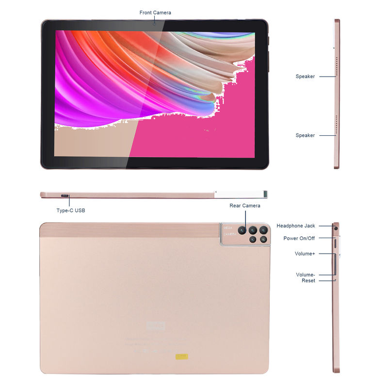 C 아이디어 10인치 태블릿 PC 안드로이드 12 태블릿 6GB 램 256GB 롬 6000mAh 배터리 IPS HD 터치 스크린 CM7000PLUS