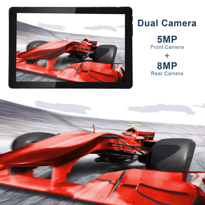 C 아이디어 800x1280 IPS 10 인치 태블릿 PC 케이스 256GB ROM 쿼드 코어 듀얼 5MP+8MP 카메라 HD IPS 디스플레이 CM7000 블랙