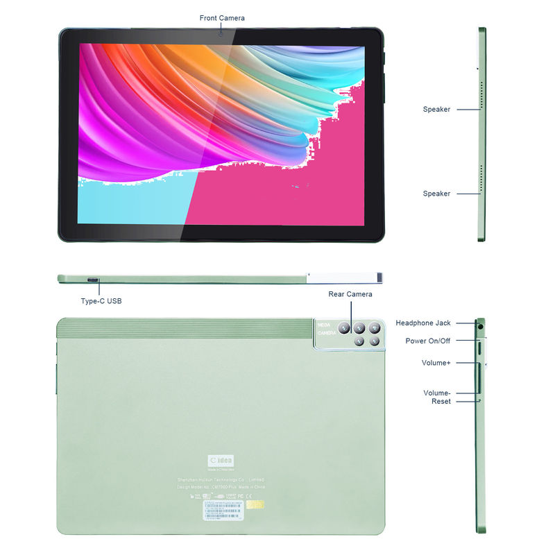 C 아이디어 6+256GB 800x1280 IPS 10 인치 태블릿 PC 케이스 쿼드 코어 듀얼 5MP+8MP 카메라 HD IPS 디스플레이 CM7000