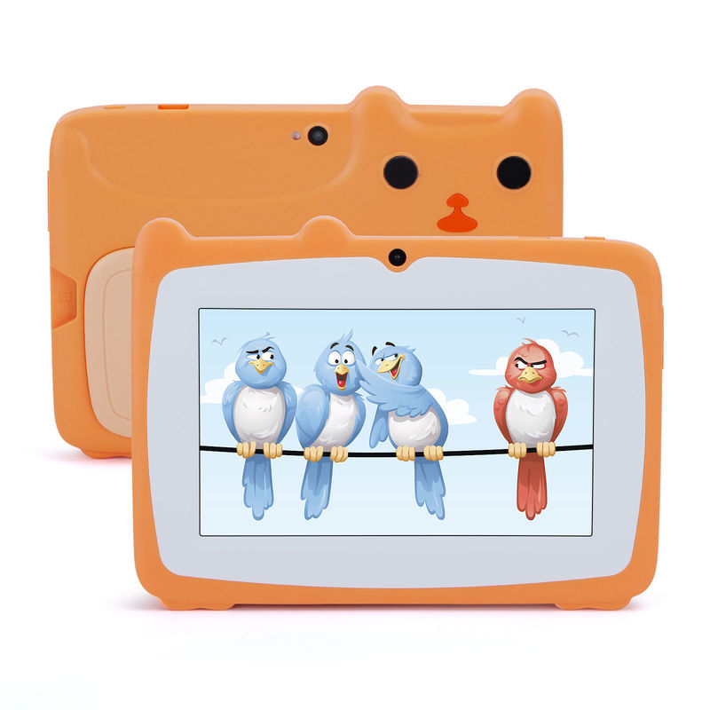 C 아이디어 7인치 태블릿 키드스패드 4GB 램 + 64GB 롬 HD IPS 안전 눈 보호 아기 CM80 오렌지