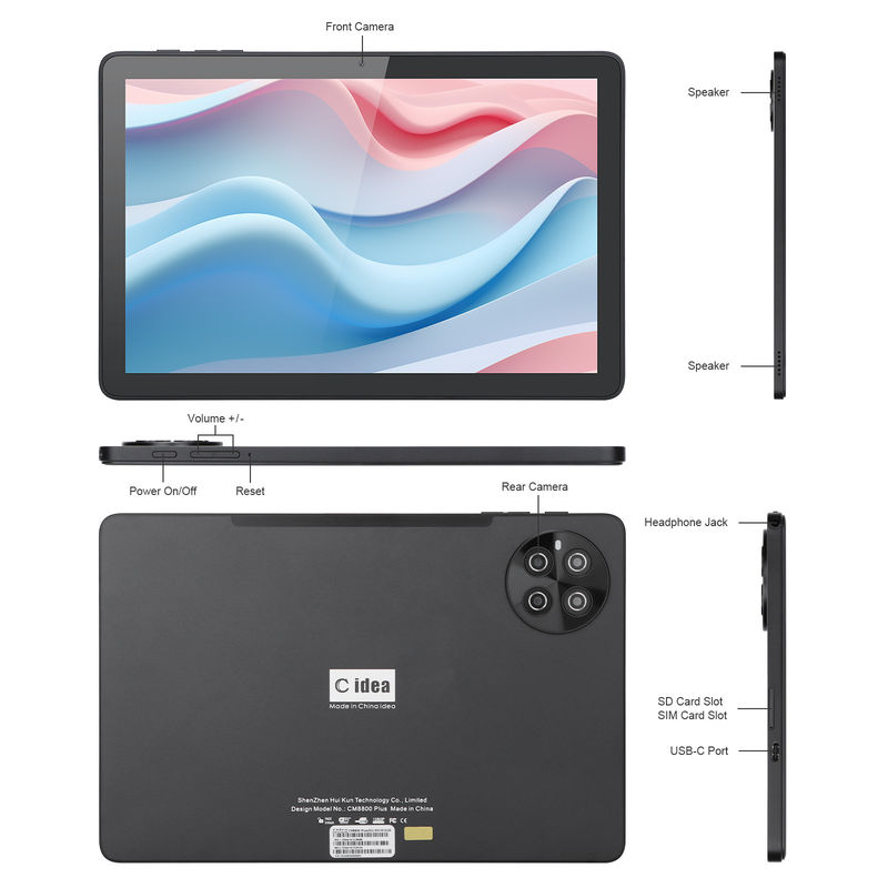 C 아이디어 8GB RAM 512GB ROM 와이파이 안드로이드 태블릿 PC 태블릿 SIM 지원 CM8800 플러스