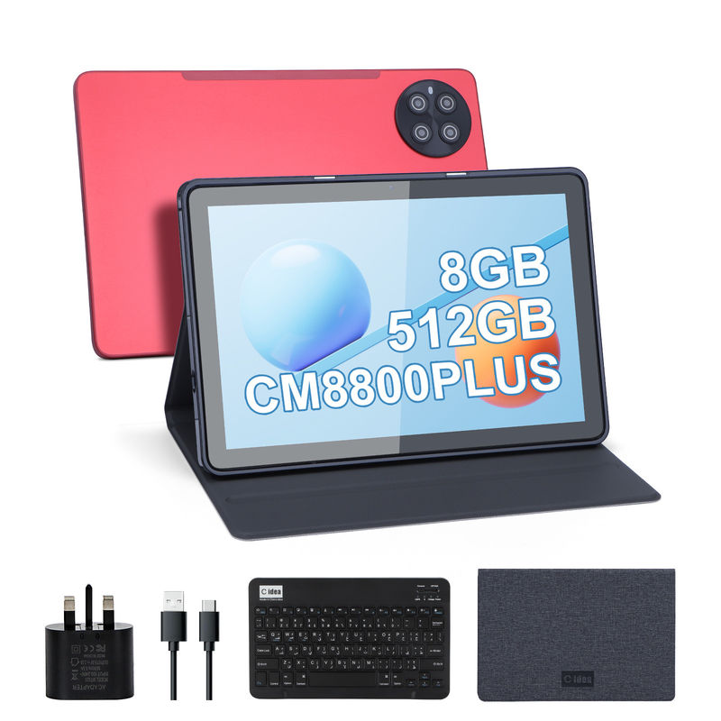 C 아이디어 8GB RAM 512GB ROM 안드로이드 태블릿 PC 키보드 CM8800 플러스