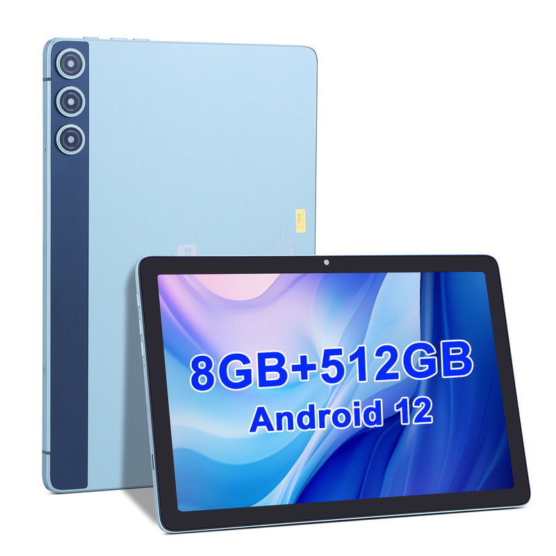 C 아이디어 10.1 인치 터치 스크린 태블릿 8GB 512GB ROM 및 교육 학습을위한 SIM 지원