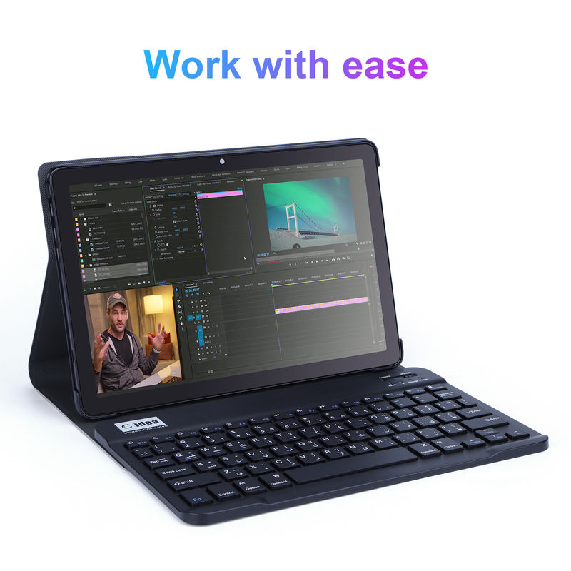 C 아이디어 10.1인치 안드로이드 태블릿 듀얼 카메라 8GB 램 512GB 롬 와이파이 5G 태블릿 키보드 마우스와 함께