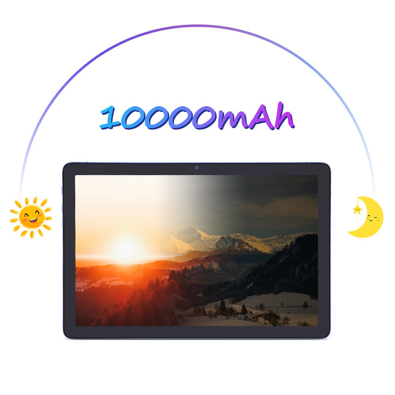 C 아이디어 안드로이드 태블릿 10.1 인치 대형 화면 8GB RAM 512GB 와이파이 5G 태블릿 키보드 마우스와 함께 학생용 SIM 지원
