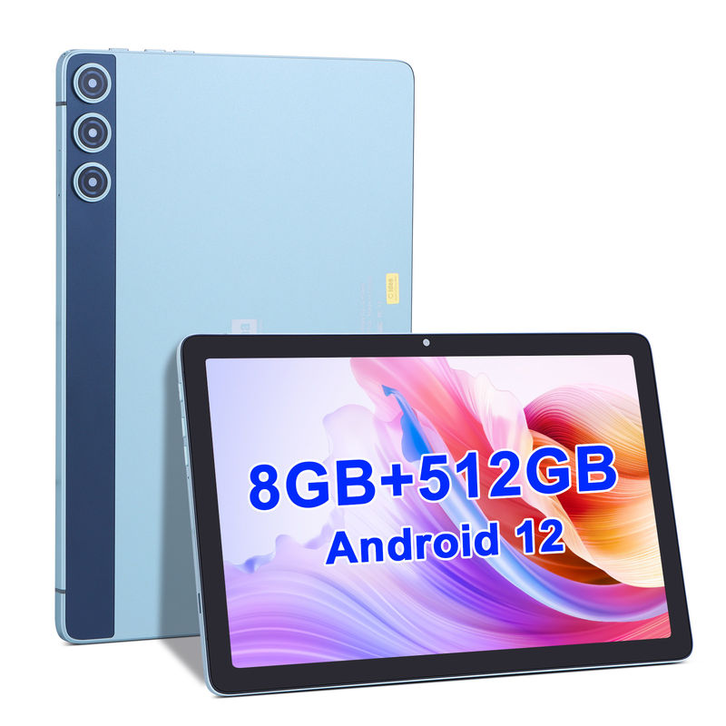 C 아이디어 10.1 인치 스마트 태블릿 10000mAh 배터리 8GB + 512GB 블루투스 키보드와 SIM 지원 교육 학습