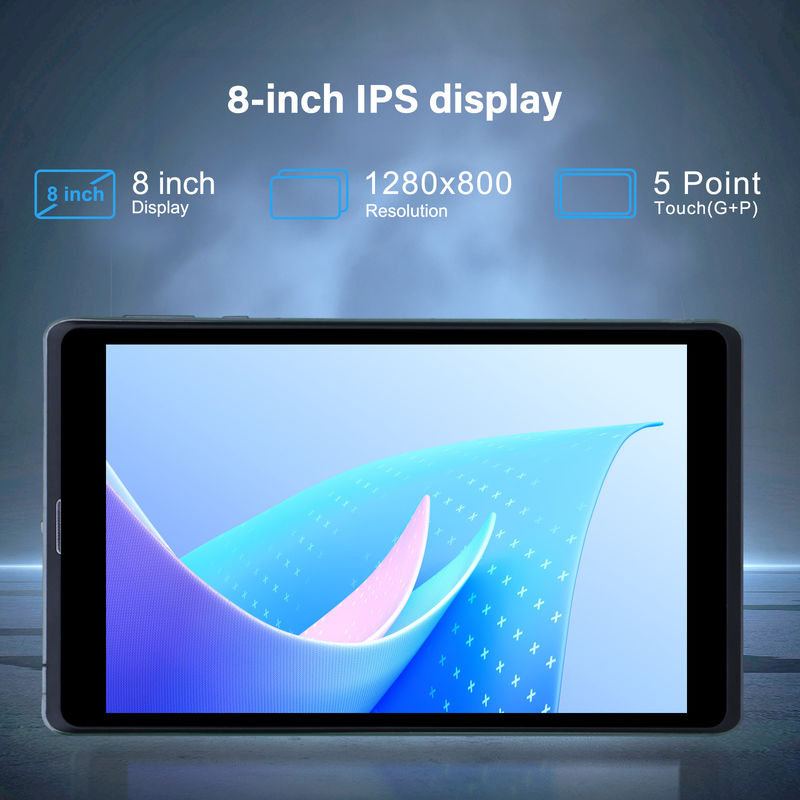 C 아이디어 안드로이드 태블릿 PC 듀얼 카메라 8인치 1280x800 IPS HD 디스플레이 학생용 안드로이드 12 태블릿 CM818 회색