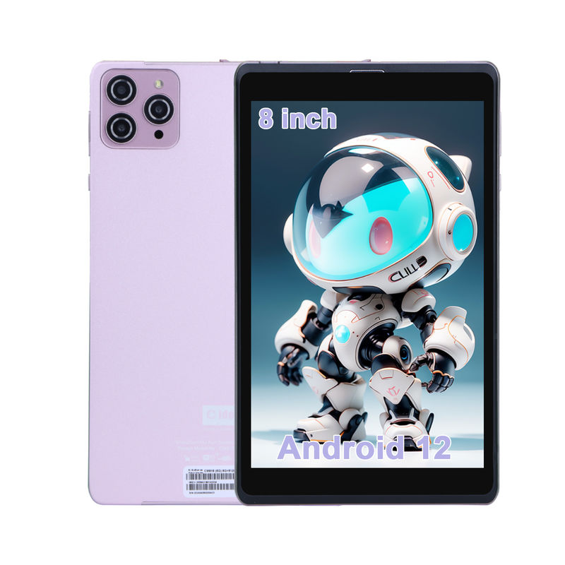 C 아이디어 8인치 안드로이드 12 태블릿 8000mAh 배터리 5MP+8MP 카메라 8GB 램 512GB 롬 교육 학습용 CM818-핑크