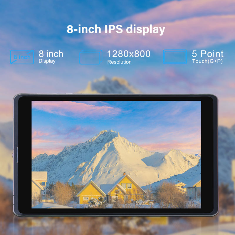 C 아이디어 8인치 안드로이드 12 태블릿 8000mAh 배터리 5+8MP 카메라 8GB 램 512GB 롬 교육 학습 CM818-핑크