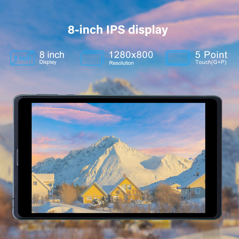C 아이디어 안드로이드 태블릿 PC 듀얼 카메라 8인치 1280x800 IPS HD 디스플레이 학생용 안드로이드 12 태블릿 CM818 회색