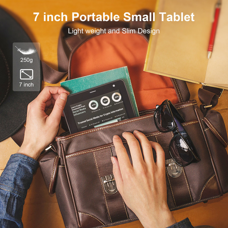 C 아이디어 7인치 안드로이드 태블릿 6+128GB 쿼드 코어 터치 스크린 태블릿 Studenet CM515 ((녹색)