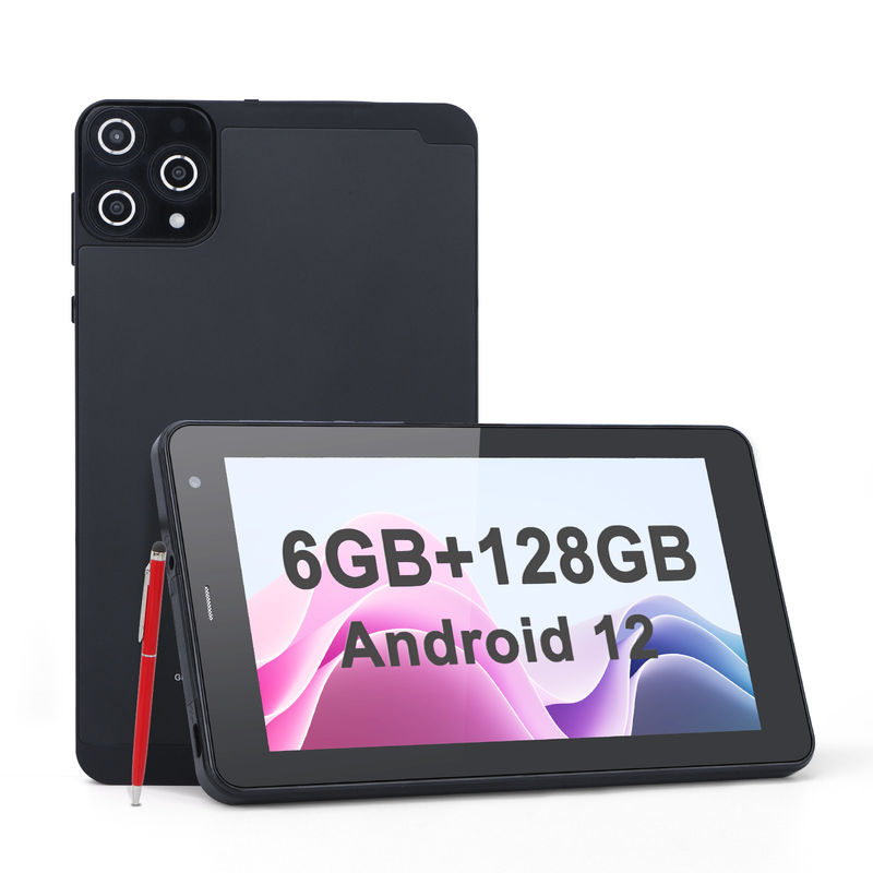 C 아이디어 안드로이드 태블릿 6+128GB 쿼드 코어 7인치 태블릿 PC 학생용 CM515 (검은)