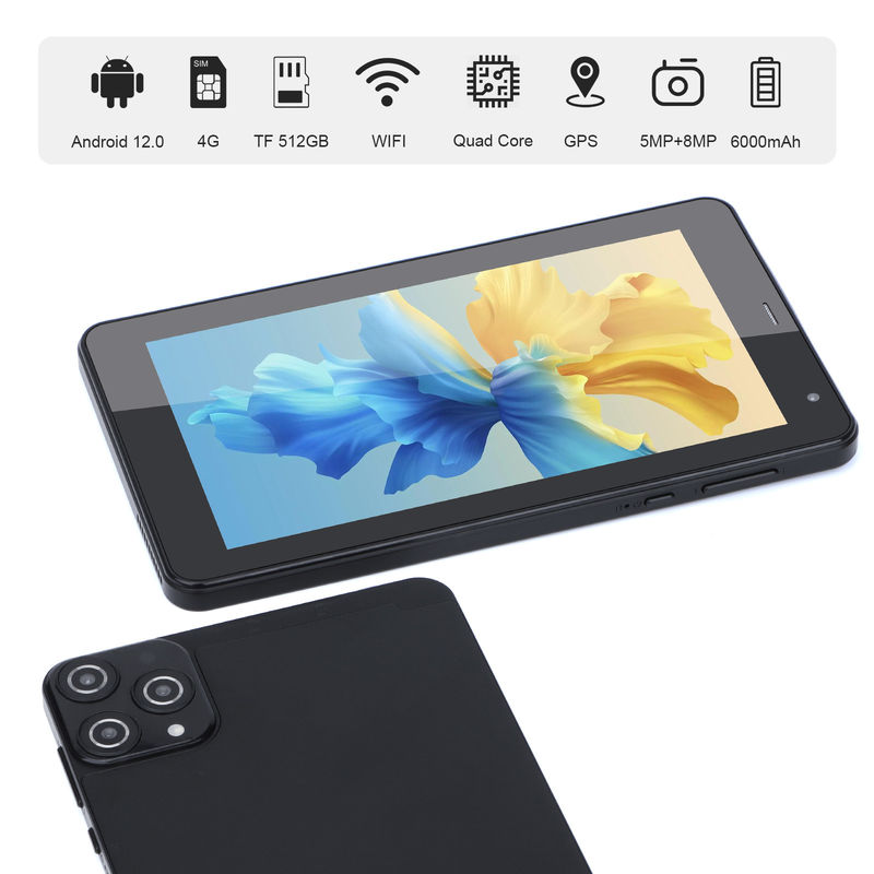 C 아이디어 7인치 안드로이드 스마트 태블릿 6+128GB 쿼드 코어 와이파이 5G 태블릿 학교용 CM515