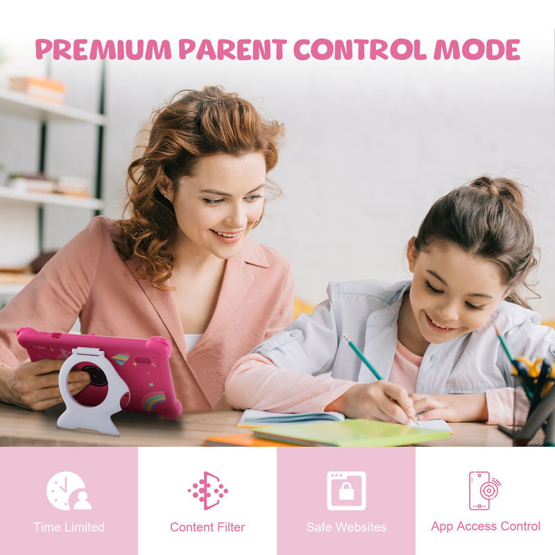 C 아이디어 7인치 안드로이드 스마트 태블릿 PC For Child with Expand 512GB kids APP CM88