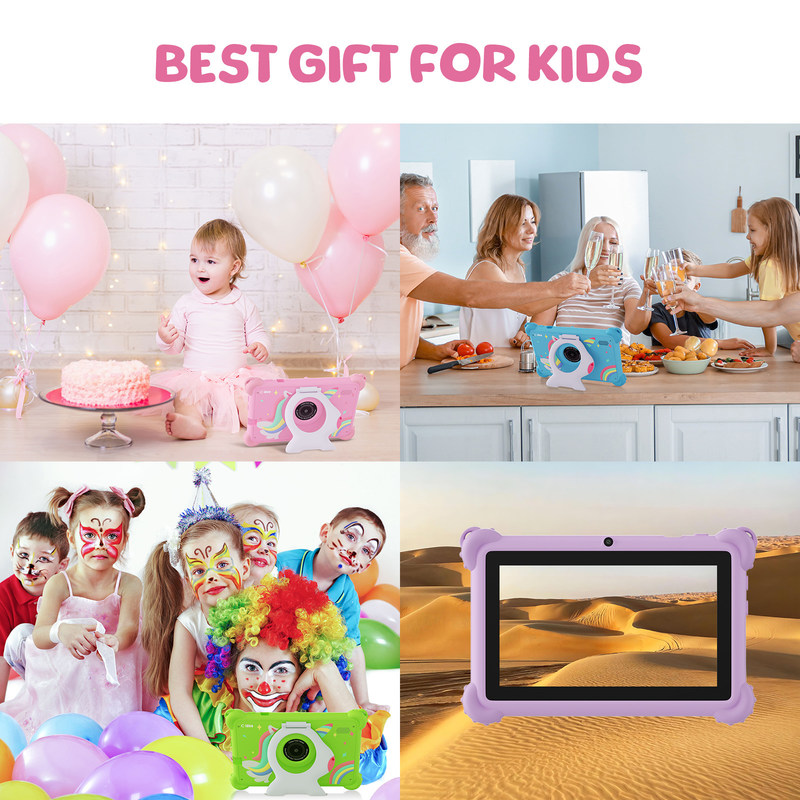 C 아이디어 2024 어린이 학습 태블릿 밝은 HD 화면 및 교육 앱 CM88 포함