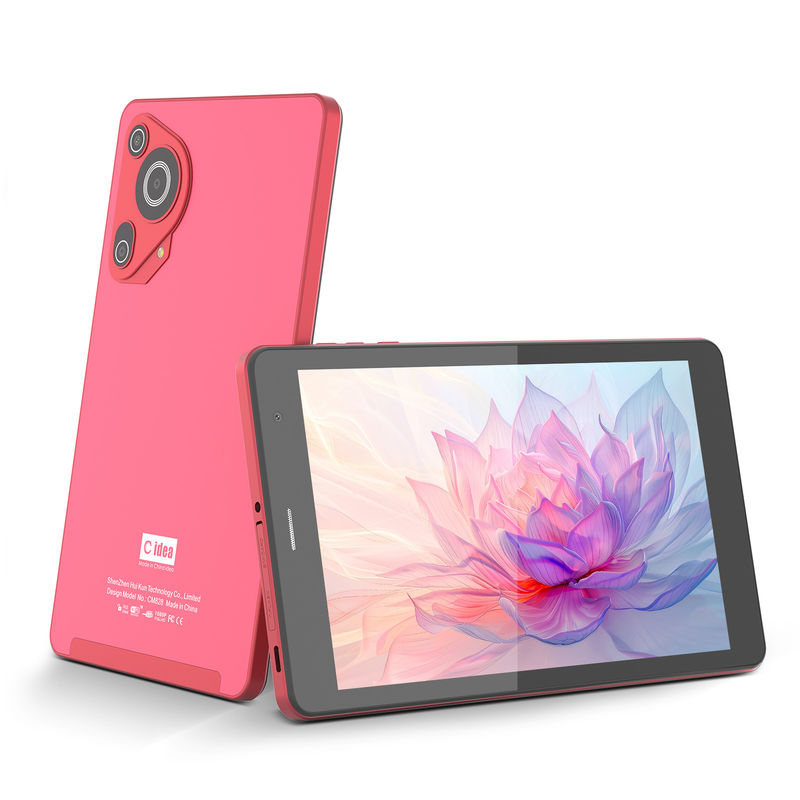 C 아이디어 5g 안드로이드 태블릿 8+512gb 8인치 태블릿 학생용 SIM와 와이파이 Cm828 빨간색