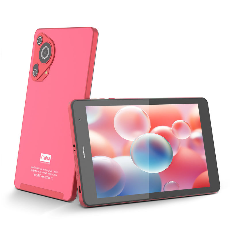 C 아이디어 공장 8인치 800*1280hd IPS 터치 스크린 8+512gb 8000mah 듀얼 카메라 안드로이드 태블릿 PC와 SIM 학생용 CM828 빨간색