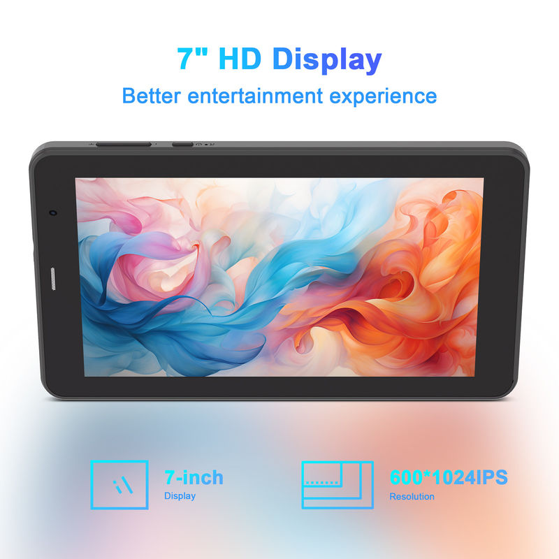 C 아이디어 7인치 탭, 8GB RAM, 512GB 저장장치, SIM 슬롯, 학생용 안드로이드 13 태블릿 PC CM518pro 블랙