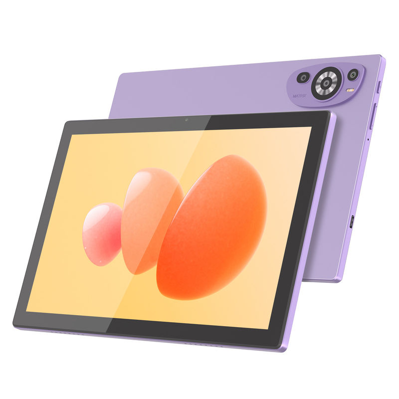 C 아이디어 10인치 안드로이드 14 교육용 태블릿 512GB 학생용 SIM 지원 CM8200Plus 보라색