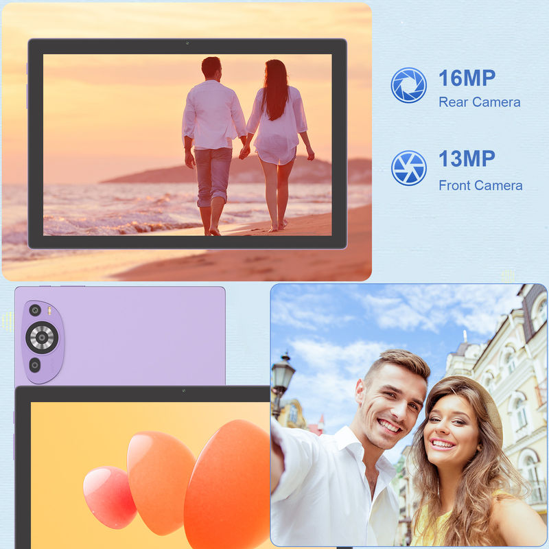 C 아이디어 10인치 안드로이드 14 교육용 태블릿 512GB 학생용 SIM 지원 CM8200Plus 보라색