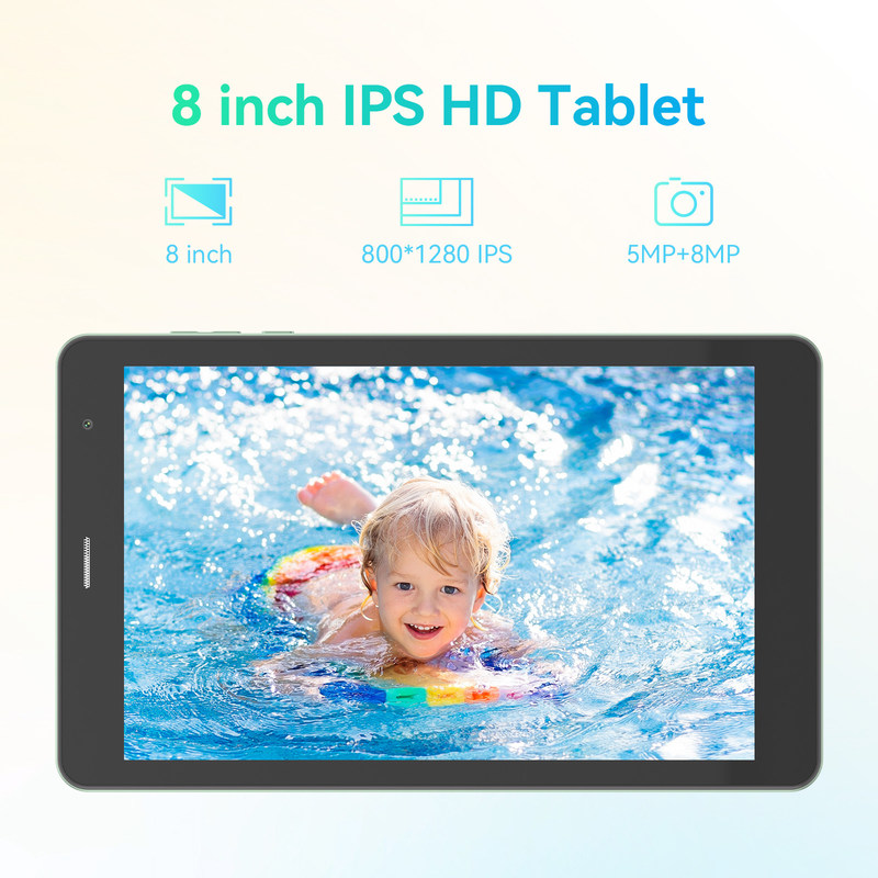 C 아이디어 고해상도 디스플레이 8인치 태블릿 PC 청소년 교육용 CM828 녹색