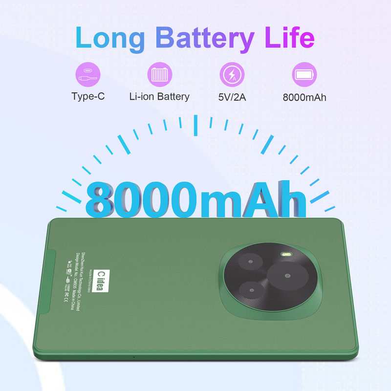 C 아이디어 5G 교육 태블릿 800x1280 IPS 터치 스크린 태블릿 스타일러 펜 CM935 녹색