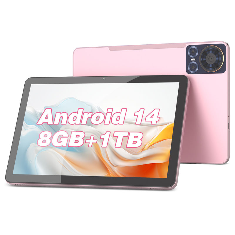 C 아이디어 10.1인치 5g 태블릿과 심 키보드 스마트 태블릿 PC 교육용 cM8300 플러스 분홍색
