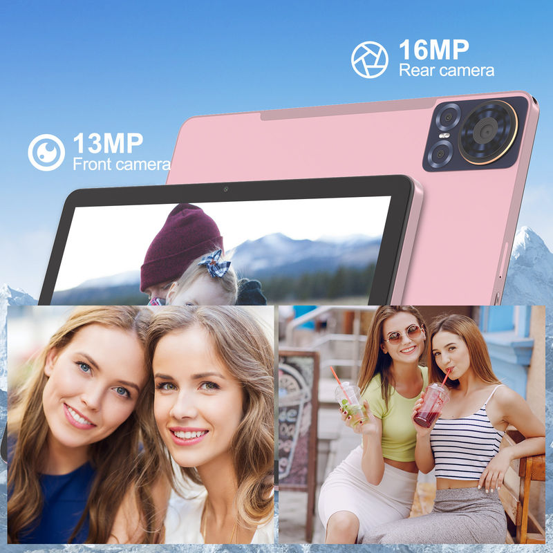 C 아이디어 10.1인치 5g 태블릿과 심 키보드 스마트 태블릿 PC 교육용 cM8300 플러스 분홍색
