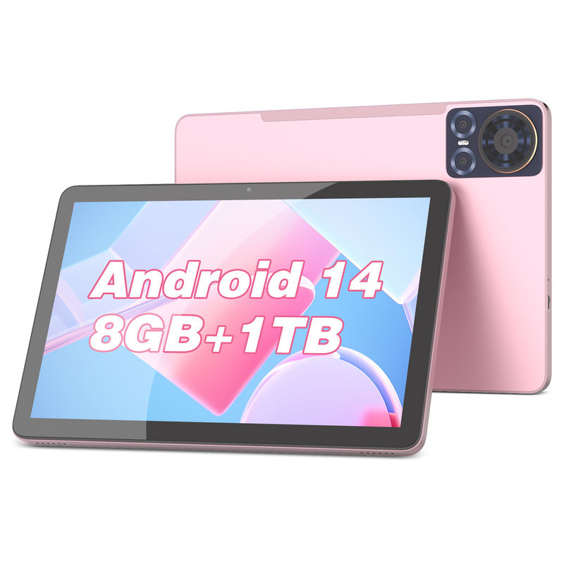 C 아이디어 10.1인치 태블릿 듀얼 카메라 스마트 태블릿 PC 교육용 CM8300 플러스 분홍색