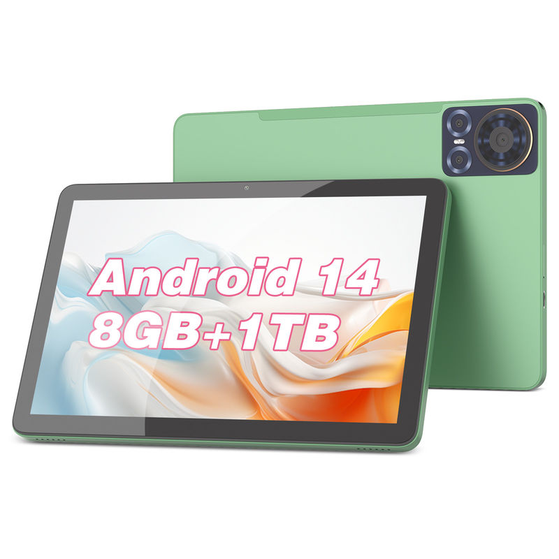 C 아이디어 10.1인치 5G 태블릿 SIM 안드로이드 14 태블릿 PC 교육용 CM8300 플러스 녹색