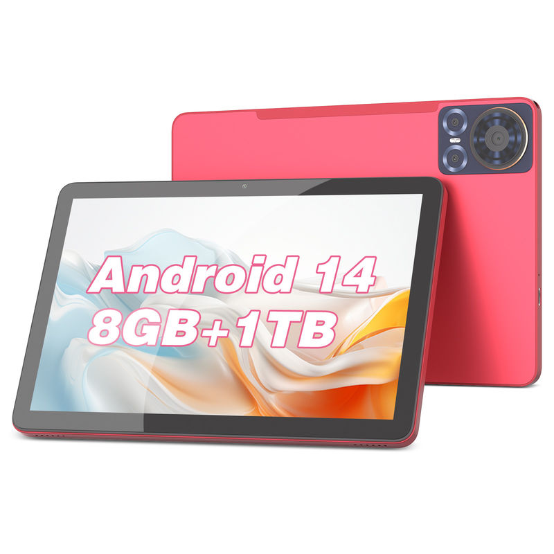 C 아이디어 태블릿 10.1인치 5G LTE 태블릿 터치 스크린 엔터테인먼트용 태블릿 PC CM8300 플러스 빨간색