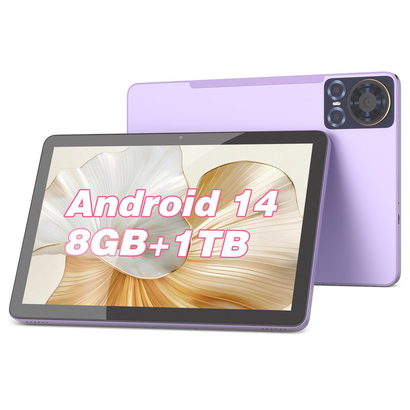 C 아이디어 5G 태블릿 듀얼 카메라 10인치 태블릿 컴퓨터 교육용 CM8300 플러스 보라색