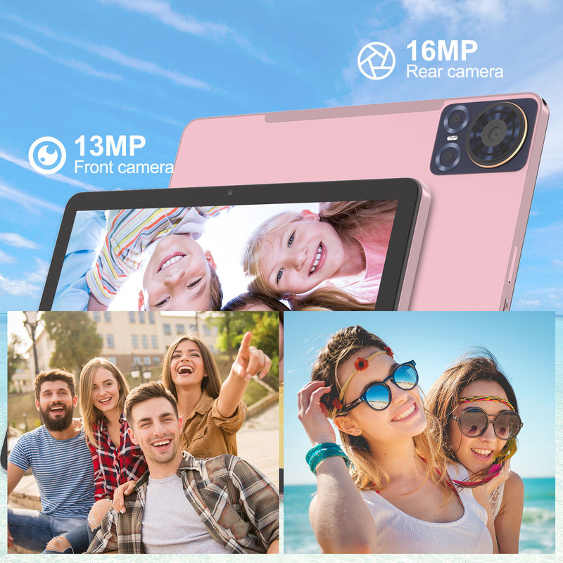 C 아이디어 10.1인치 태블릿 듀얼 카메라 안드로이드 태블릿 PC CM8300 플러스 분홍색