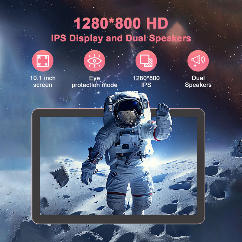 C 아이디어 10.1인치 태블릿 듀얼 카메라 안드로이드 태블릿 PC CM8300 플러스 분홍색