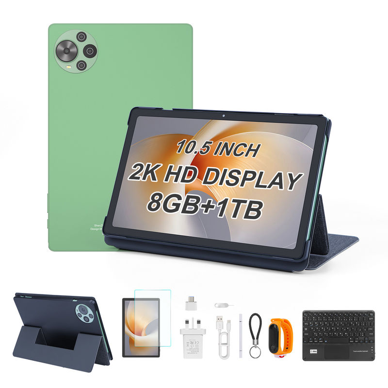 C Idea 최신 10.5인치 터치 스크린 안드로이드 태블릿 듀얼 SIM CM10500 Plus 그린