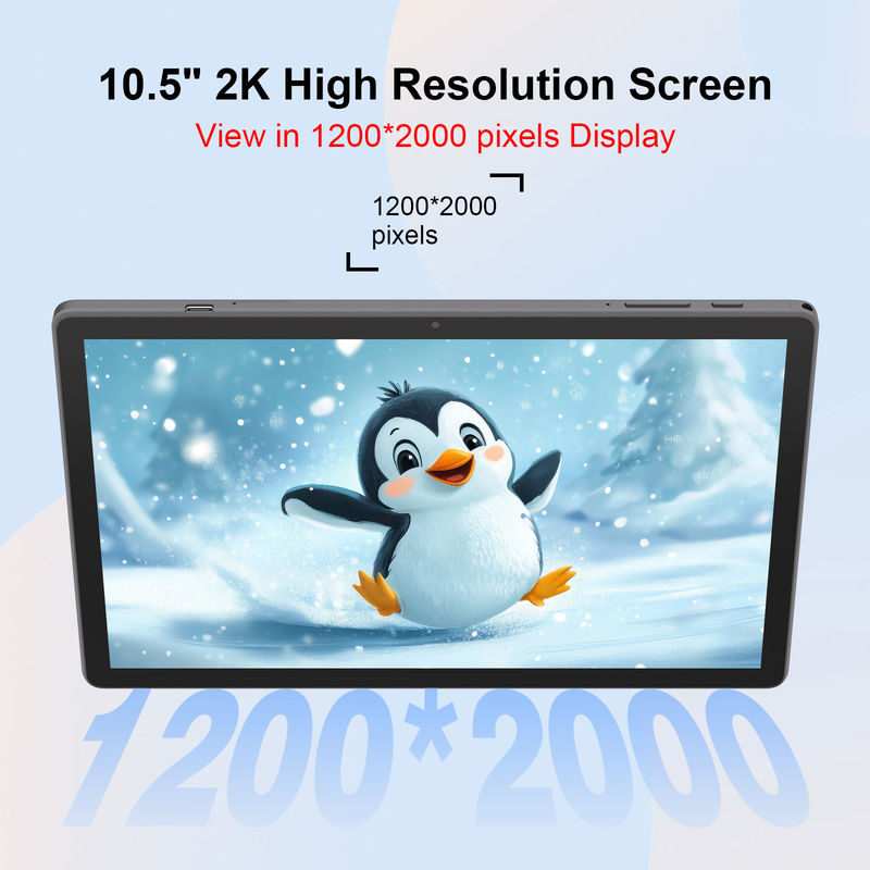C 아이디어 10.5 인치 태블릿 PC 2K 화면 학생용 최신 안드로이드 태블릿 Cm10500 플러스 회색